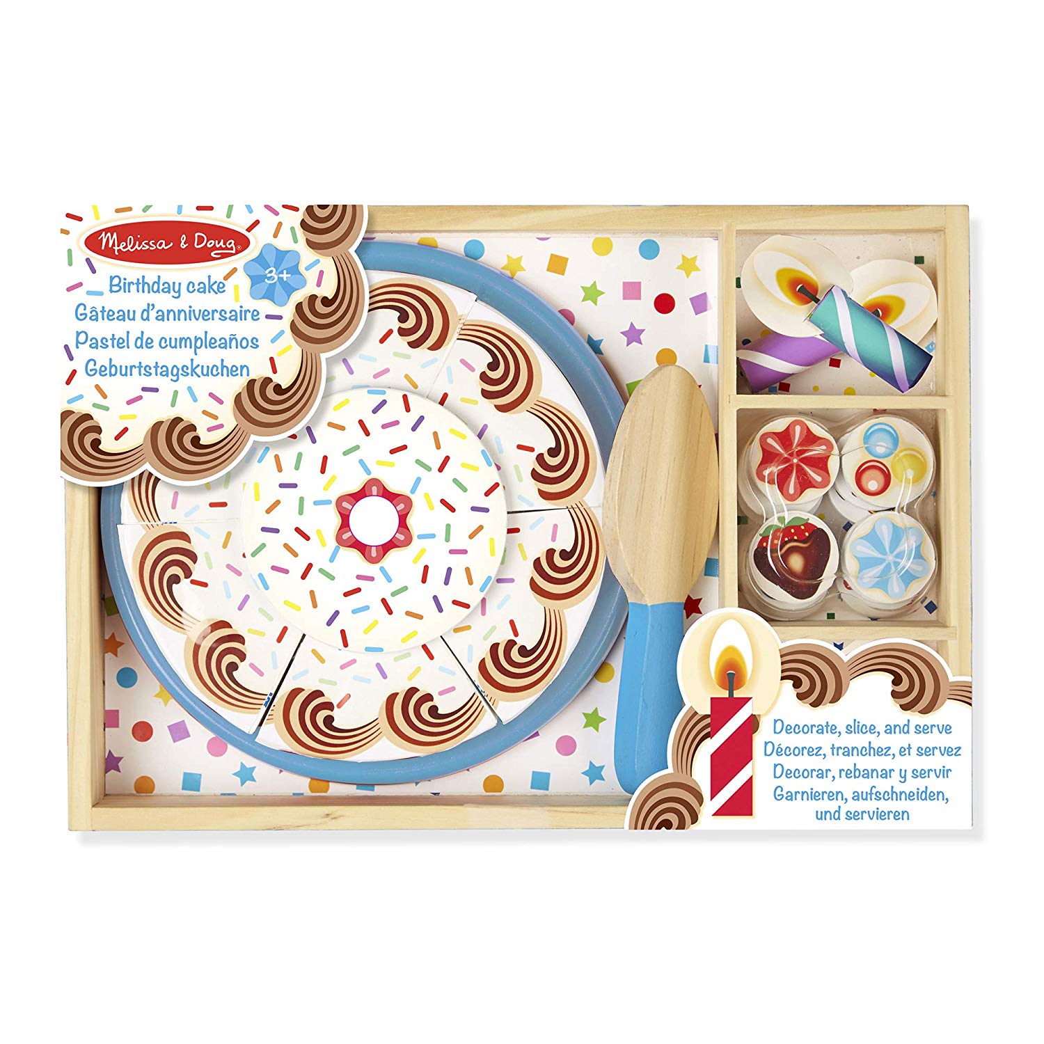 Melissa & Doug Wooden Birthday Cake