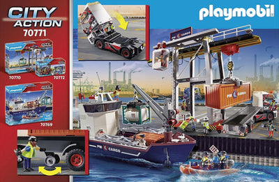 Playmobil City Action 70771 Truck With Cargo Container