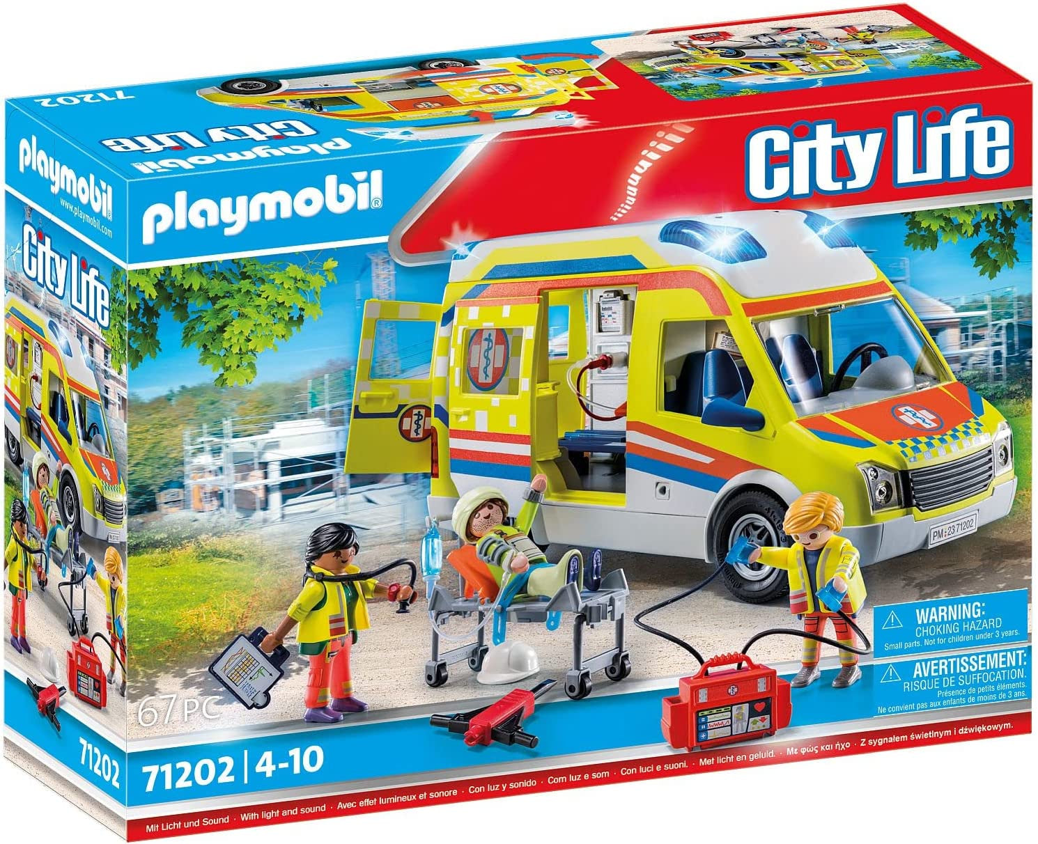 Playmobil City Life 71202 Ambulance With Lights