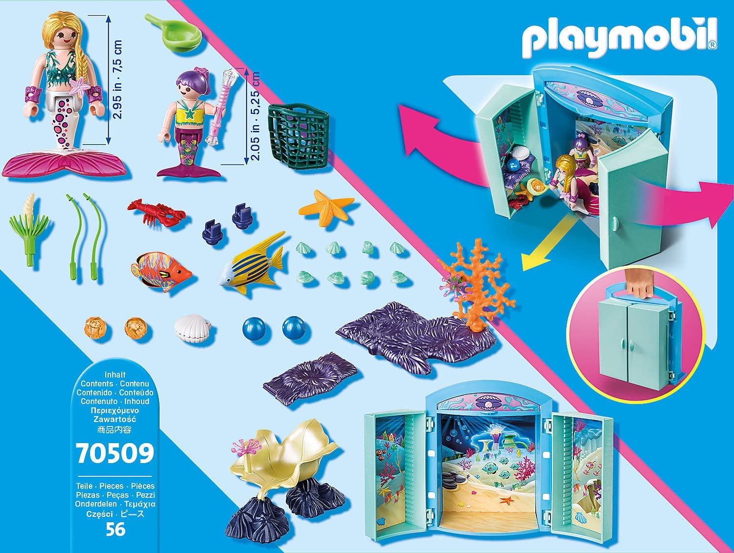 Playmobil Magic Siren Keychain Multicolor