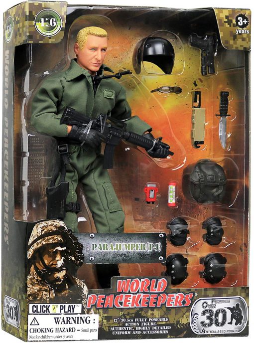 World Peacekeepers 12" Action Figure Parajumper