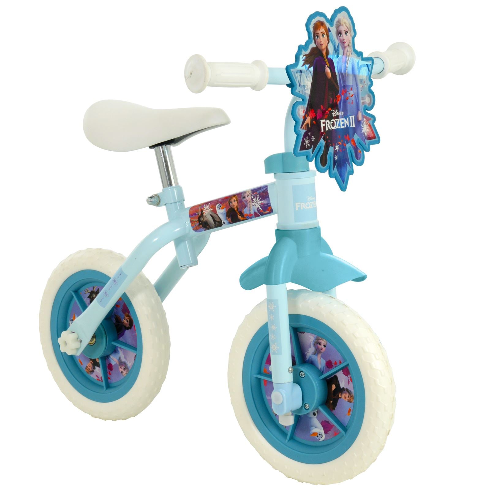 Disney Frozen 10" 2 in 1 Training Bike