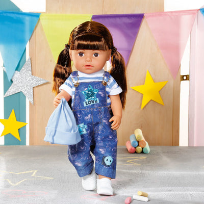 Baby Born Deluxe Dungaree Set 43cm