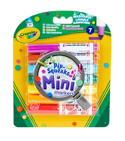 Crayola Pip Squeaks Washable Mini Markers 7pk