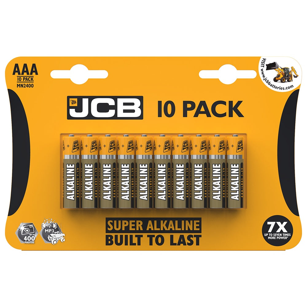 JCB AAA Batteries 10pk