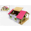 Kids Globe Pink Farm Horse Stable 1:24