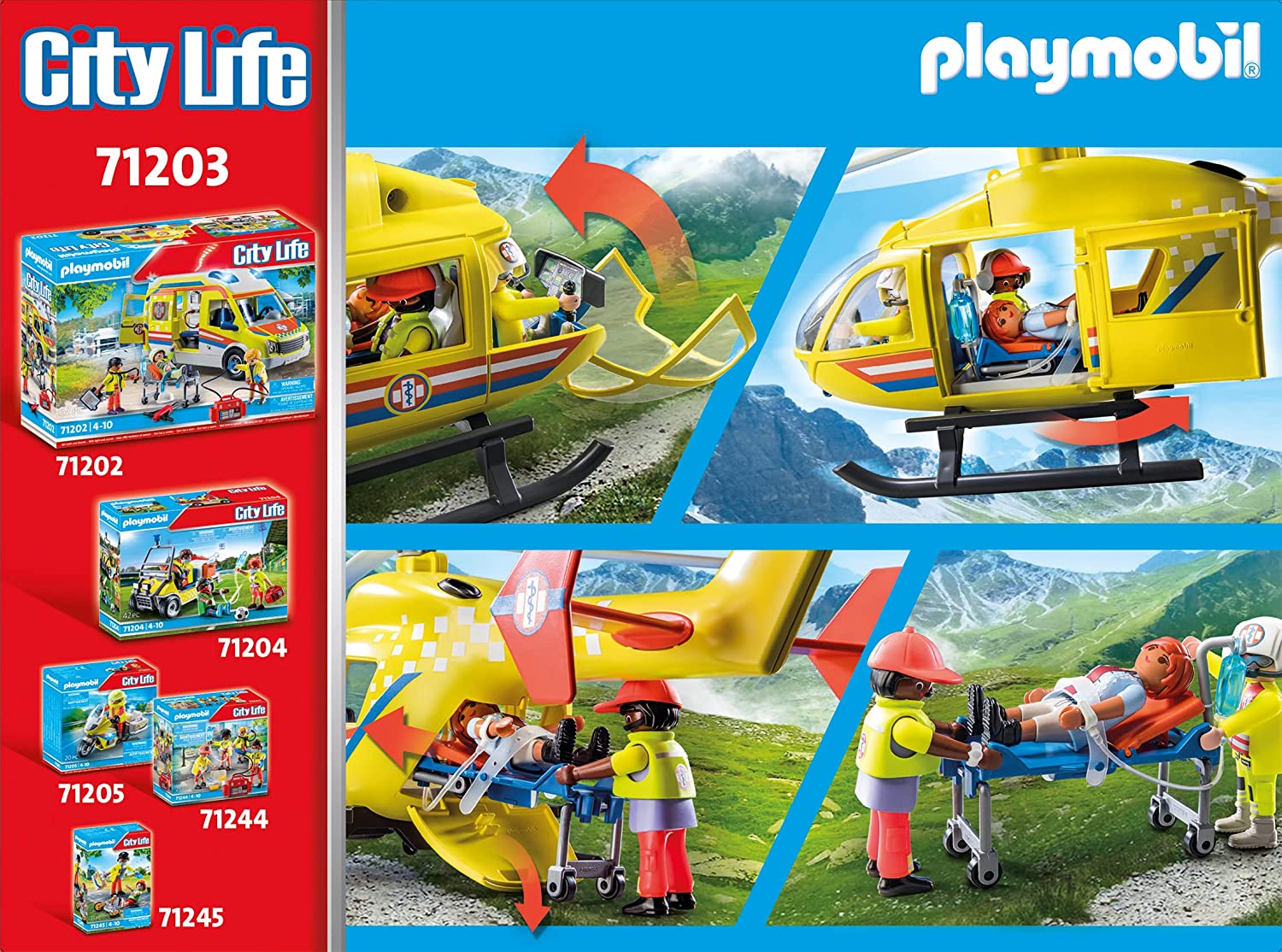 Playmobil Life Medical Helicopter | Totally Toys Ireland