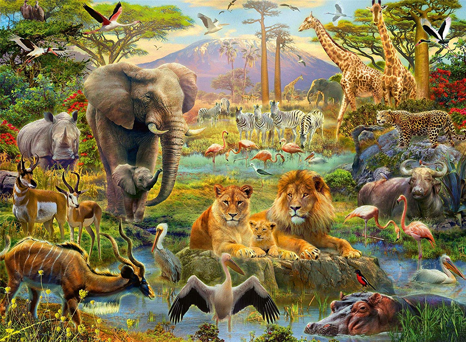 Ravensburger Animals Of The Savanna 200pc XXL Jigsaw Puzzle