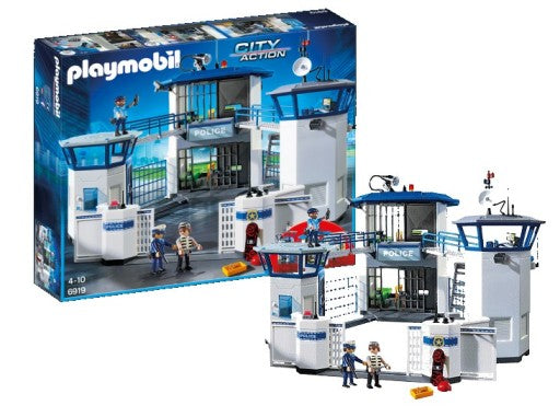 Playmobil City Action 6919 Police Headquarters With Prison