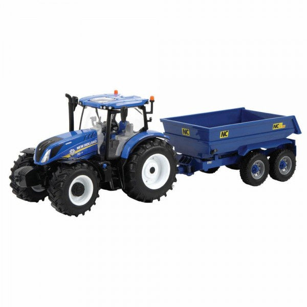 Britains New Holland T6.175 With Dump Trailer Playset 1:32