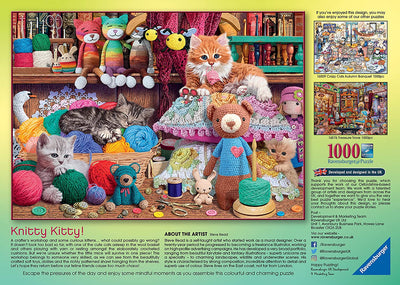 Ravensburger Knitty Kitty 1000pc Jigsaw Puzzle