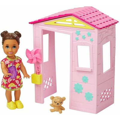 Barbie Skipper Babysitters Inc. Toddler Girl Doll And Playhouse