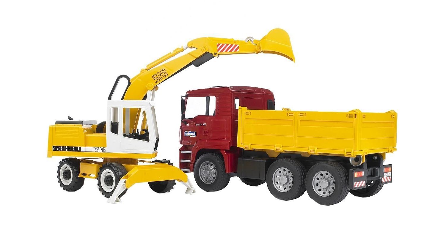 Bruder 02751 MAN TGA Construction Truck With Excavator