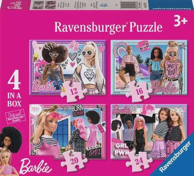 Barbie 4 In A Box Jigsaw Puzzles