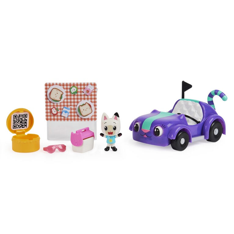 Gabby's Doll House Carlita And Pandy Paws Picnic Vehicle And Accessories