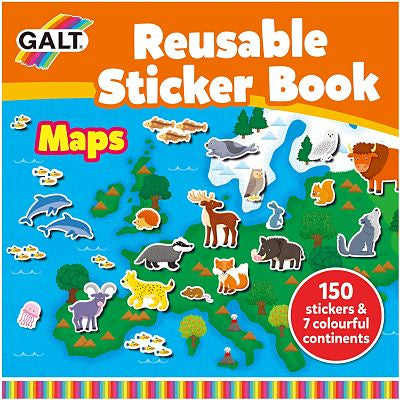 Galt Reusable Sticker Book 150 Stickers