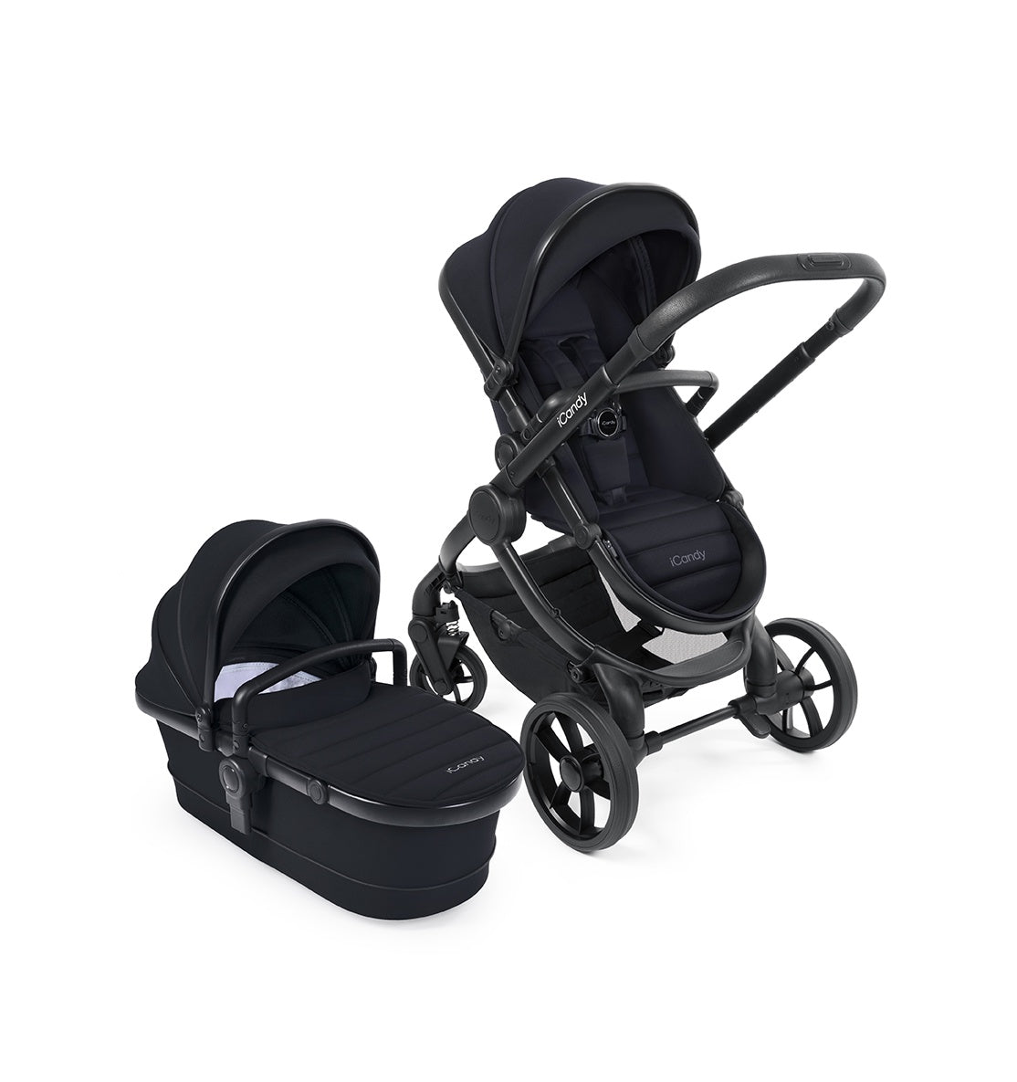 iCandy Peach 7 Pushchair and Carrycot - Black Edition