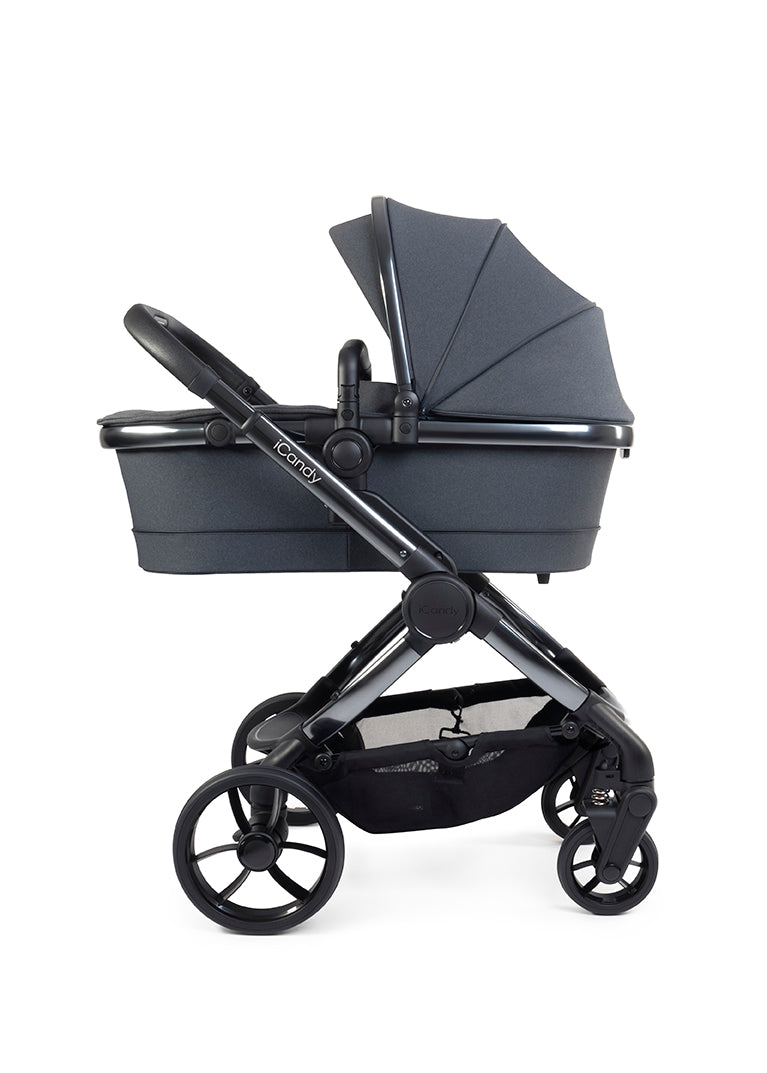 iCandy Peach 7 Pushchair and Carrycot - Dark Grey Phantom