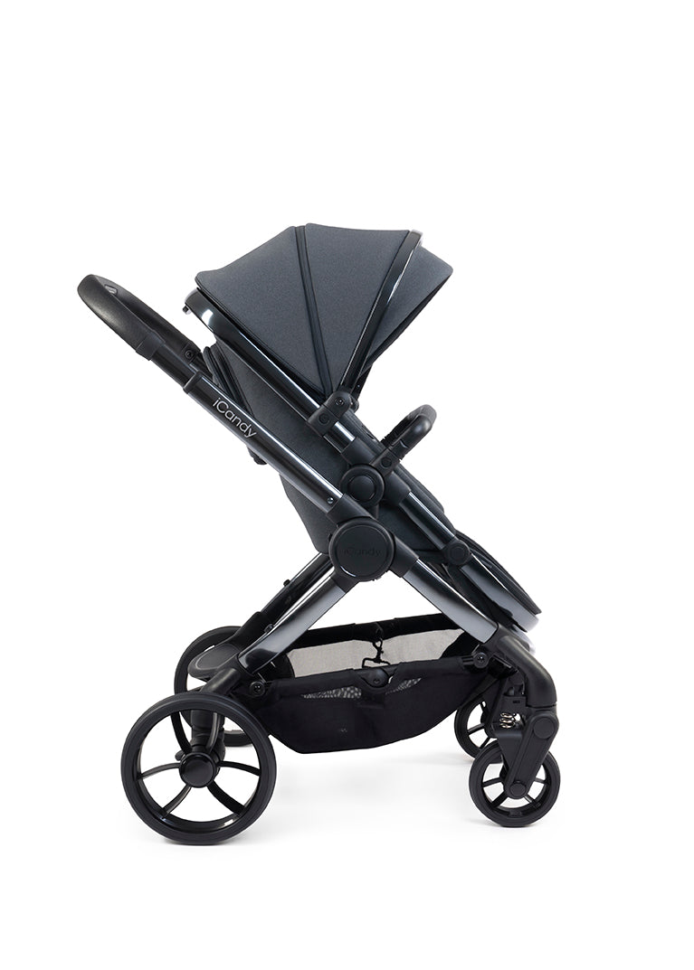 iCandy Peach 7 Pushchair and Carrycot - Dark Grey Phantom