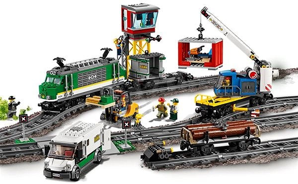 Lego city 60198 cargo train online