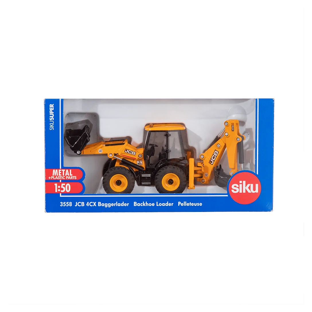 Siku JCB 4CX Backhoe Loader 1:50