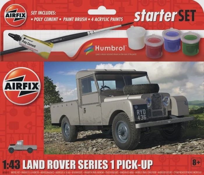 Airfix land Rover Series 1 Pick Up Starter Set 1:43