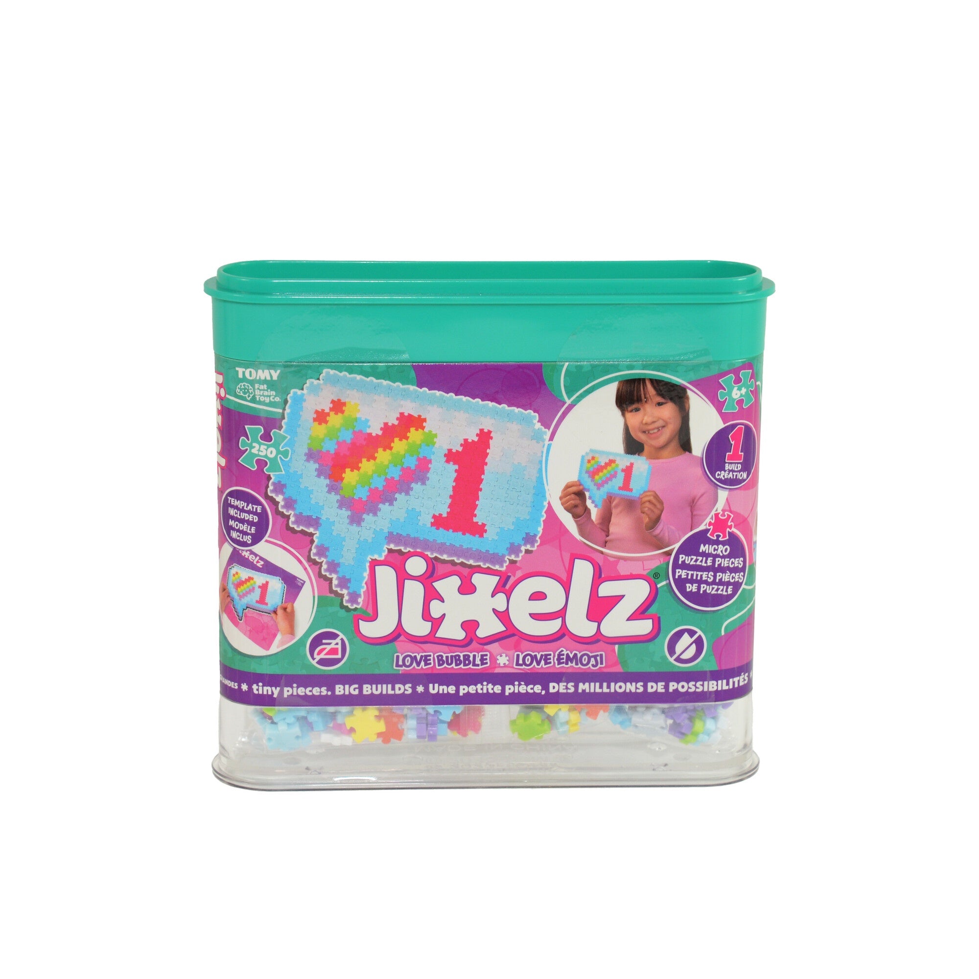 Jixelz Love Bubble 250pc Micro Puzzle