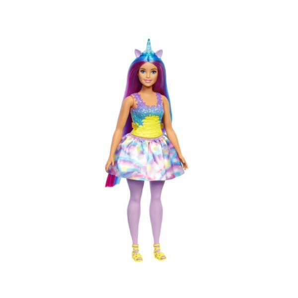 Barbie Dreamtopia Unicorn Doll With Rainbow Hair And Accessories HGR20