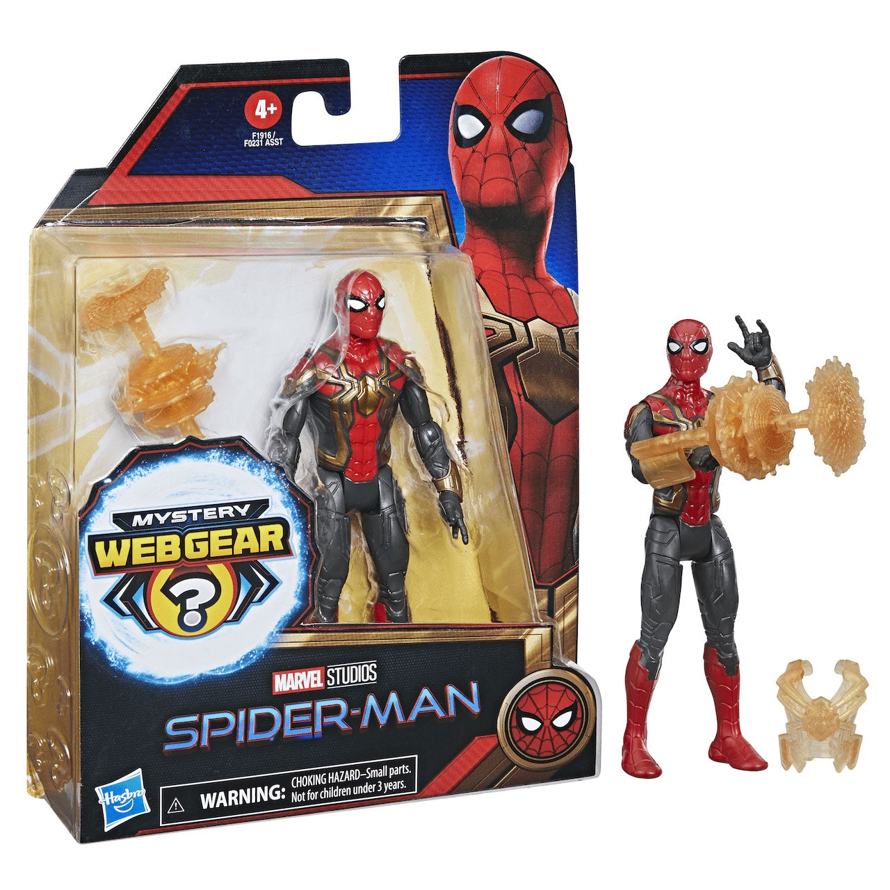 Spider man store toy with web