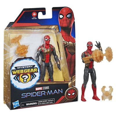 SpiderMan 6" Figure Iron Spiderman With Web Gear Accessory
