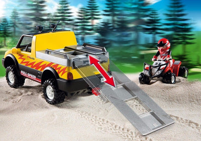 Playmobil City Life 4228 Pick Up Truck With Quad