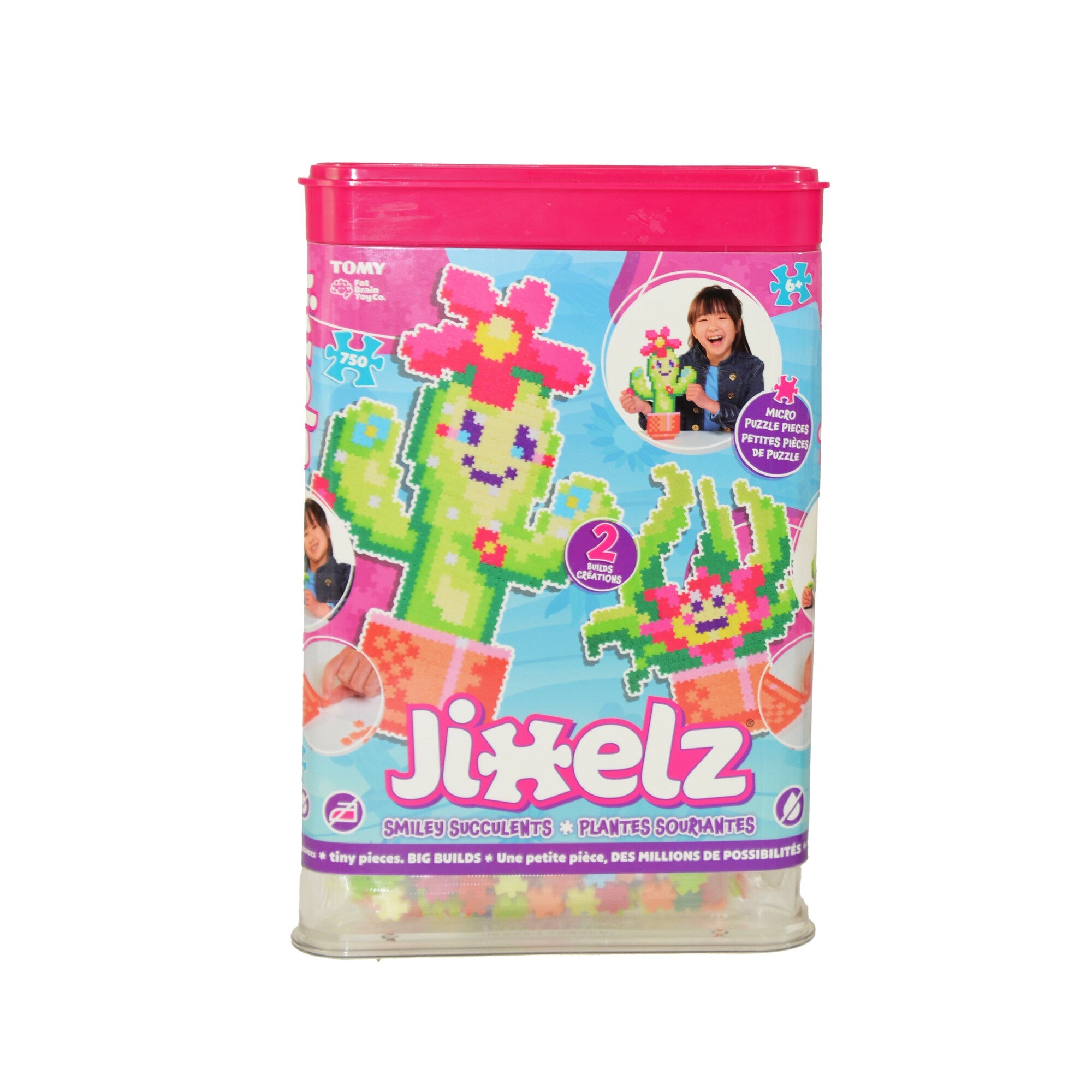 Jixelz Smiley Succulents 750pc Micro Puzzle