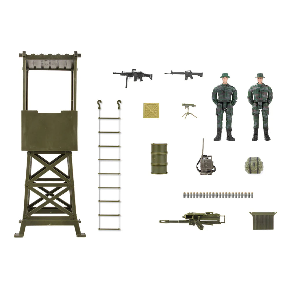 World Peacekeepers Lookout Tower With Figures And Accessories