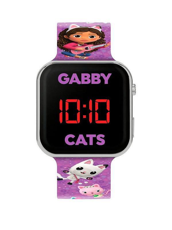Gabby's Dollhouse LED Watch Purple Strap