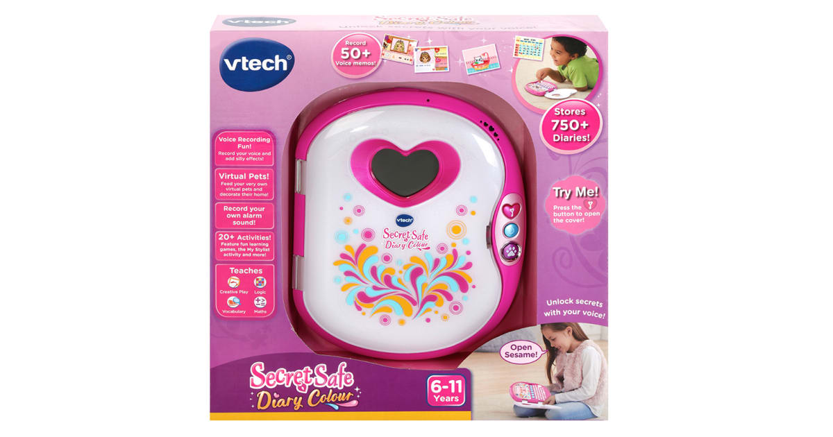 Vtech secret hot sale safe diary colour