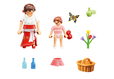 Playmobil Dreamworks Spirit 70699 Young Lucky And Mum Milagro