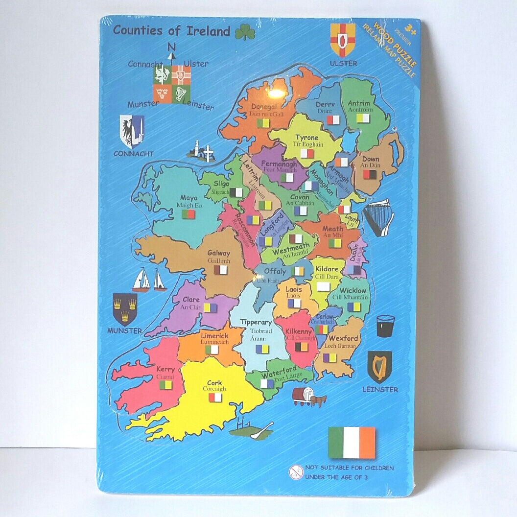 Map Of Ireland Jigsaw Puzzle