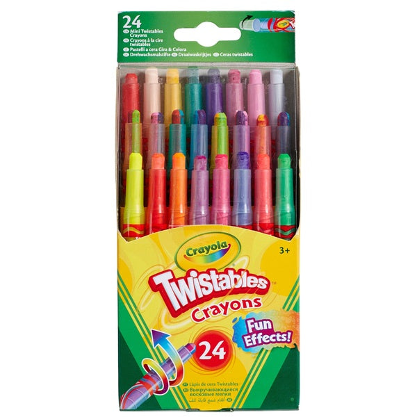 Crayola Mini Twistables Fun Effects Crayons 24pc