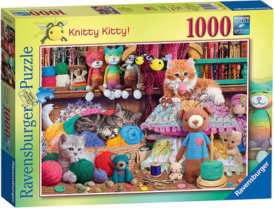 Ravensburger Knitty Kitty 1000pc Jigsaw Puzzle