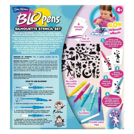 Blo Pens Silhouette Stencil Set
