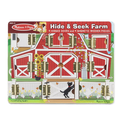 Melissa & Doug Magnetic Farm Hide And Seek Board