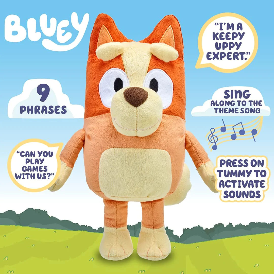 Bluey Talking Bingo Plush Soft Toy