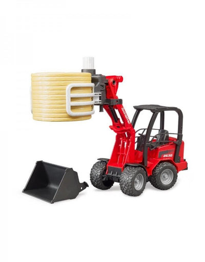 Bruder Schaffer Compact Loader And Bale Grab