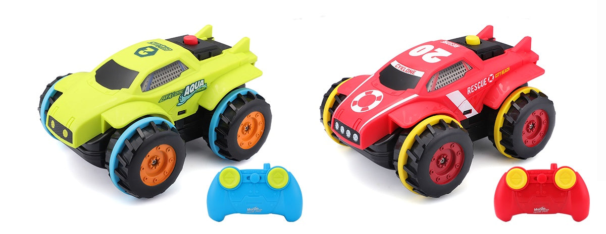 Maisto Tech Cyclone Aqua Land And Water Remote Control Vehicle Assorted Colours