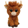 TY Angus Highland Cow Beanie Boo Soft Toy