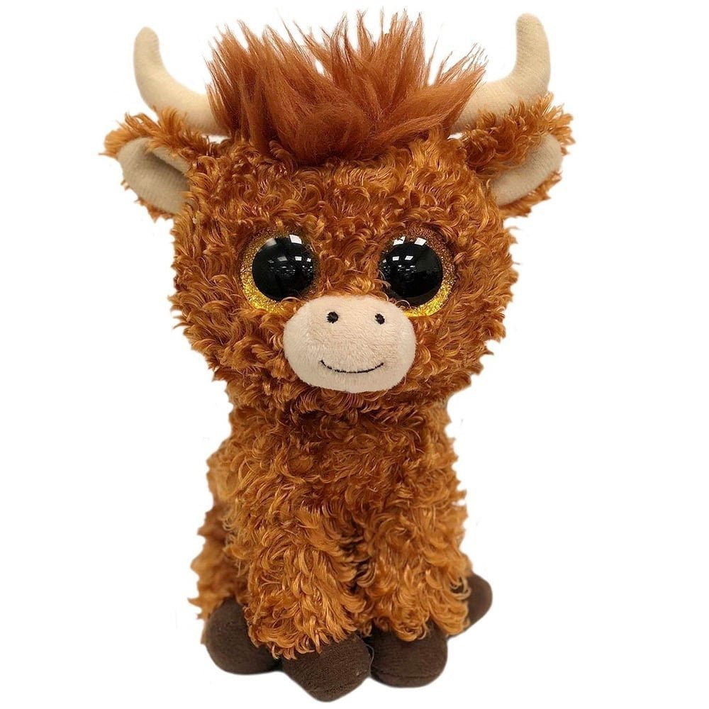 TY Angus Highland Cow Beanie Boo Soft Toy Small