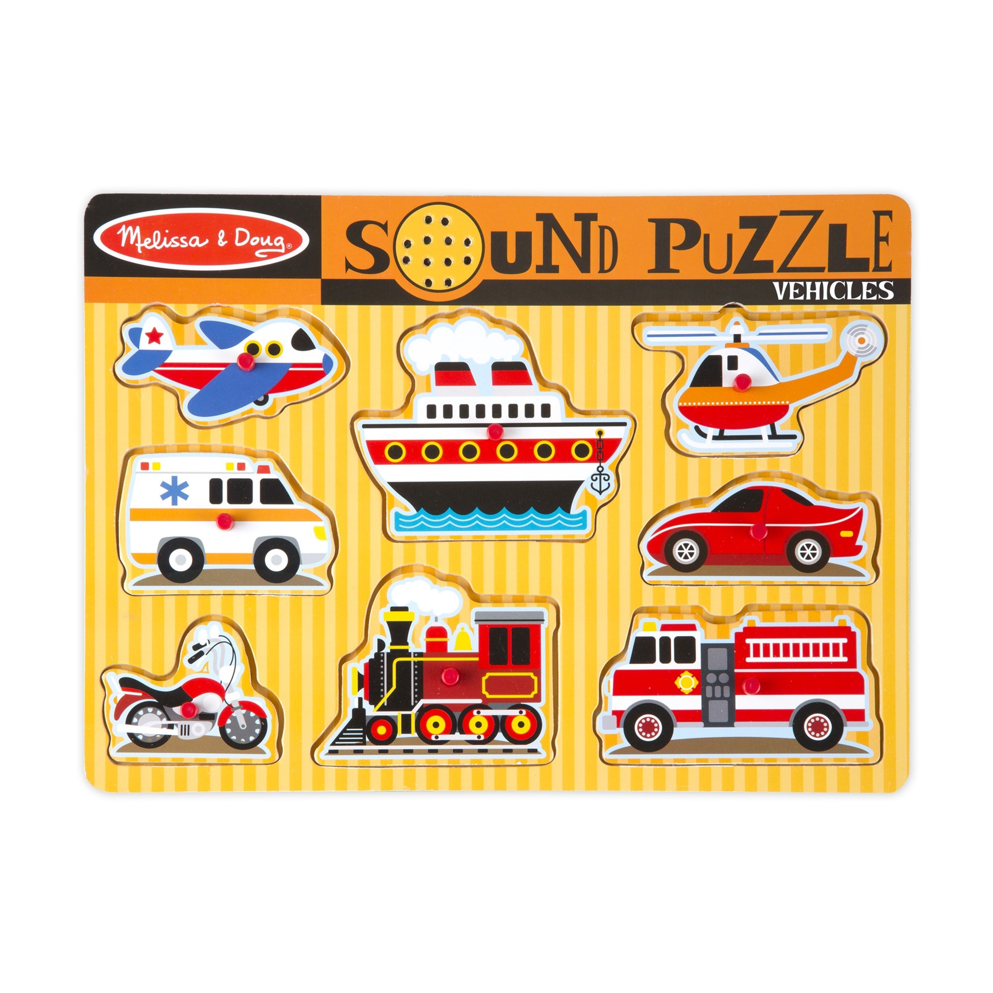 Melissa & Doug Sound Puzzle Vehicles