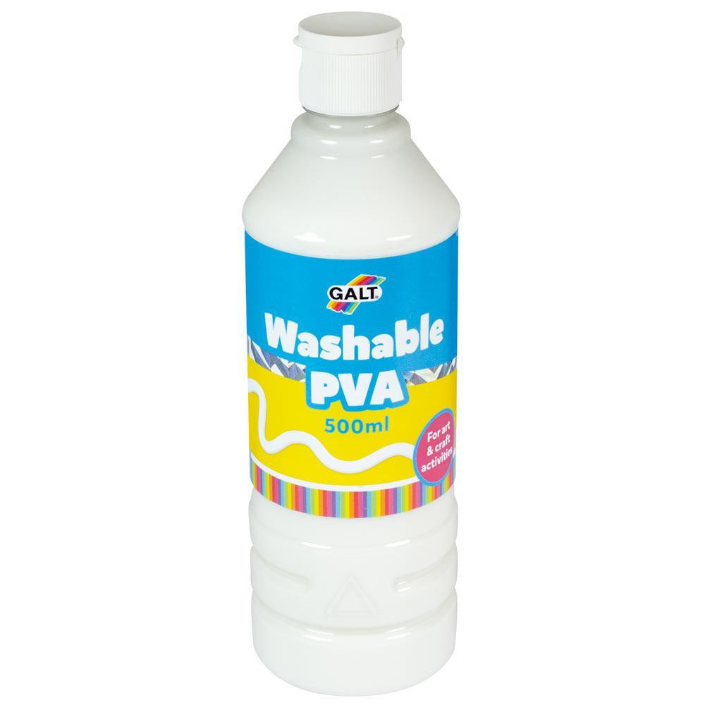 Galt Toys Washable PVA Glue – 500 Ml, Wasserlöslicher Bastelkleber Für Kinder Ab 3 Jahren