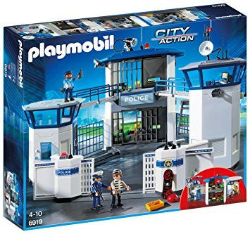 Playmobil City Action 6919 Police Headquarters With Prison