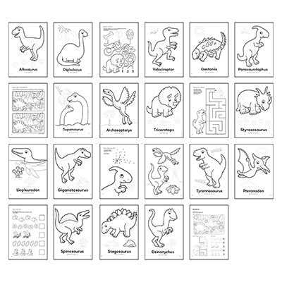 Orchard Toys Dinosaur Sticker Colouring Book